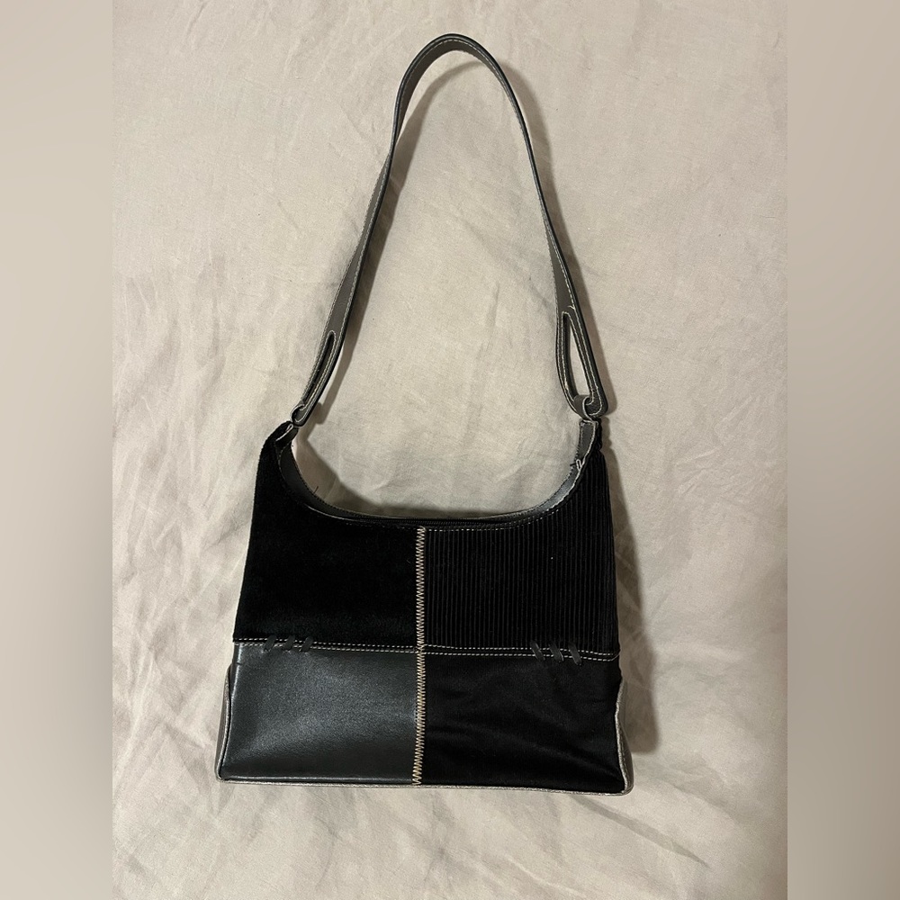 Black Patchwork Purse